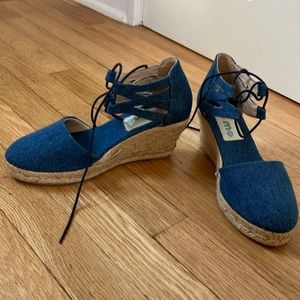 Beautiful wedge espadrilles! From Spain!